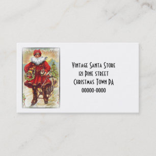 Saint Nicholas på 1800-talet Visitkort