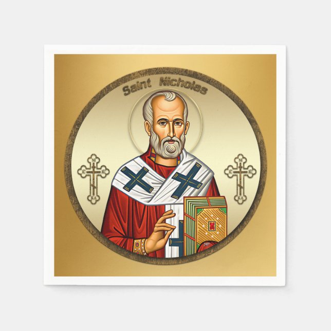 Saint Nicholas Pappersservett (Framsidan)
