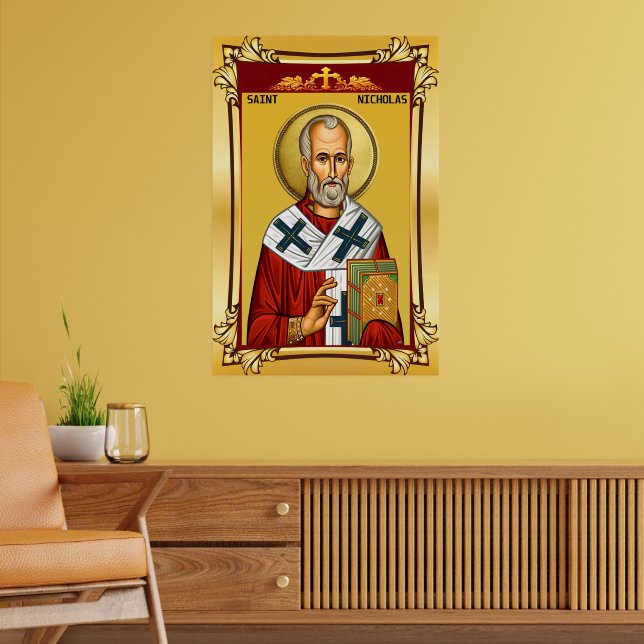 Saint Nicholas Poster (Vardagsrum 2)