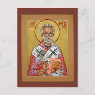 Saint Nicholas Prayer-kort Vykort