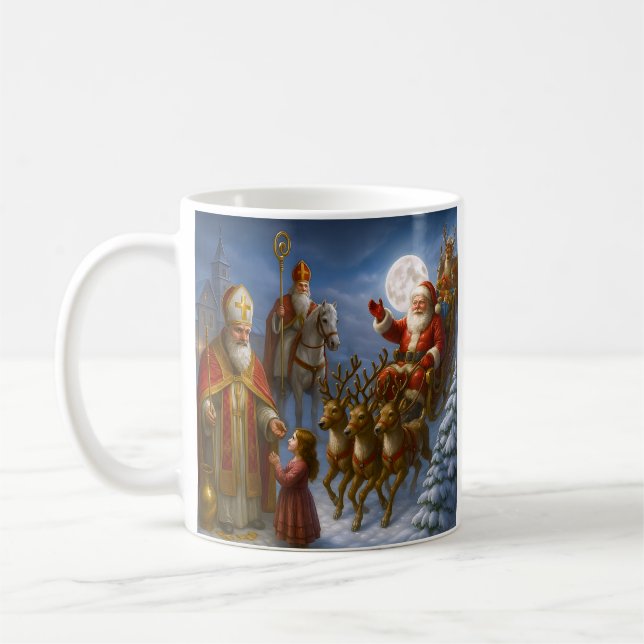 Saint Nicholas Santa Kaffemugg (Vänster)