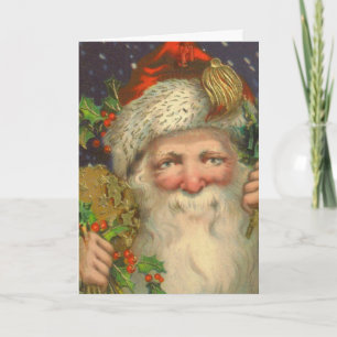 Saint Nicholas Vintage-julkort Helgkort