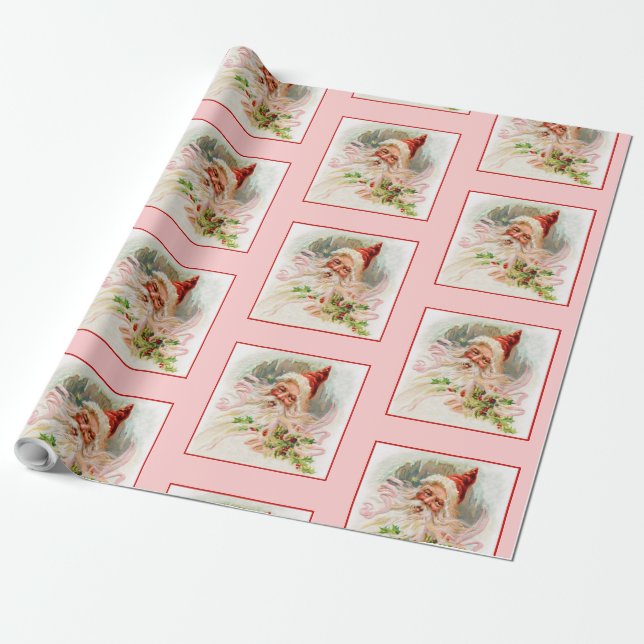 Saint Nicholas Wrapping Papper Presentpapper (Utrullad)