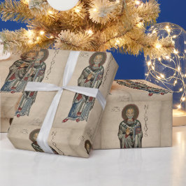 Saint Nick Saint Nicholas av Myra Mönster Watercol Presentpapper