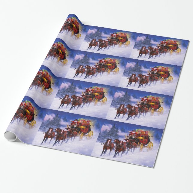 Saint Nicks Express Presentpapper (Utrullad)