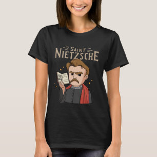 Saint Nietzsche för Philosophy Student 1 T Shirt
