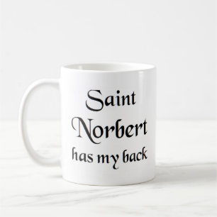 saint norbert kaffe mugg