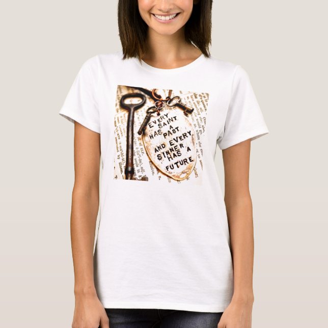 saint och syndare t shirt (Framsida)