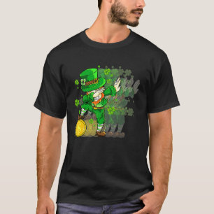 Saint Paddys Dabbing Shamrock Lucky St Patricks Da T Shirt