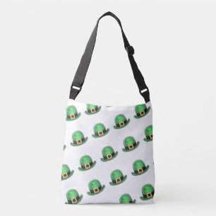Saint Paddys Day Grönt Derby Hat Axelväska
