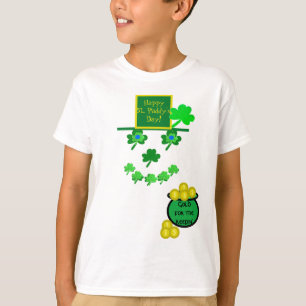 Saint Paddy's Day Shamrocks Humor T-Shirt