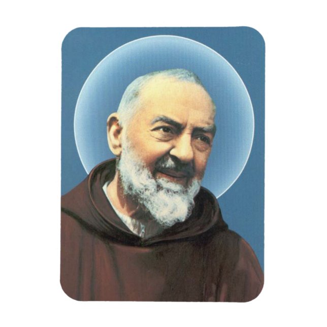 Saint Padre Pio Flexibel Magnet (Vertikal)