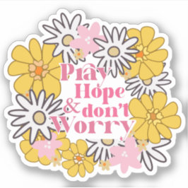 Saint Padre Pio-katolsk citat Klistermärken