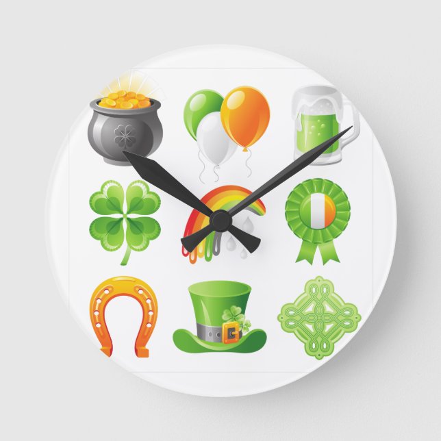 saint patriarks dag rund klocka (Framsida)