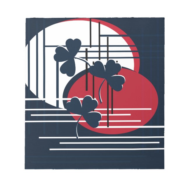 Saint patrick, abstraktion anteckningsblock (Framsida)