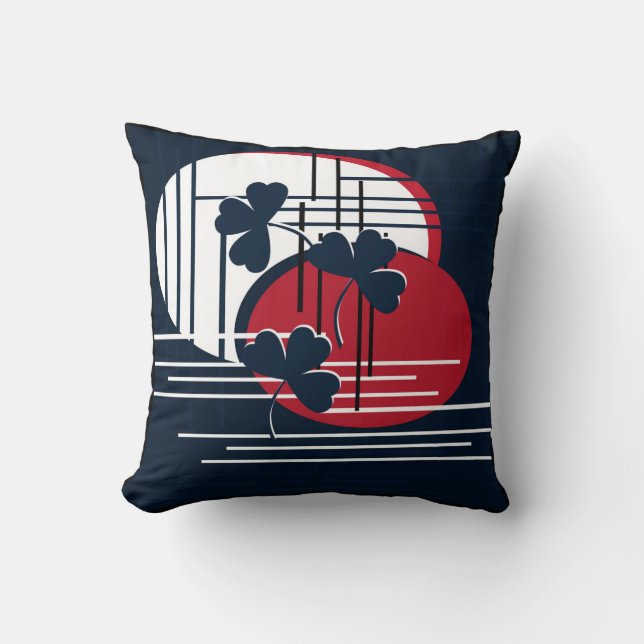 Saint patrick, abstraktion kudde (Framsida)