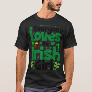 Saint patrick Alla Kärlek och Irish Girl St Pat T Shirt