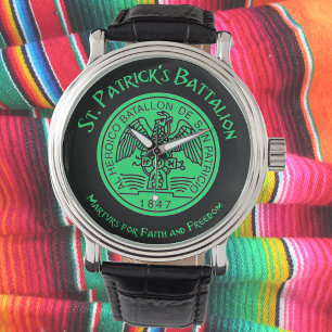 Saint patrick Battalion San Patricios katolik Armbandsur