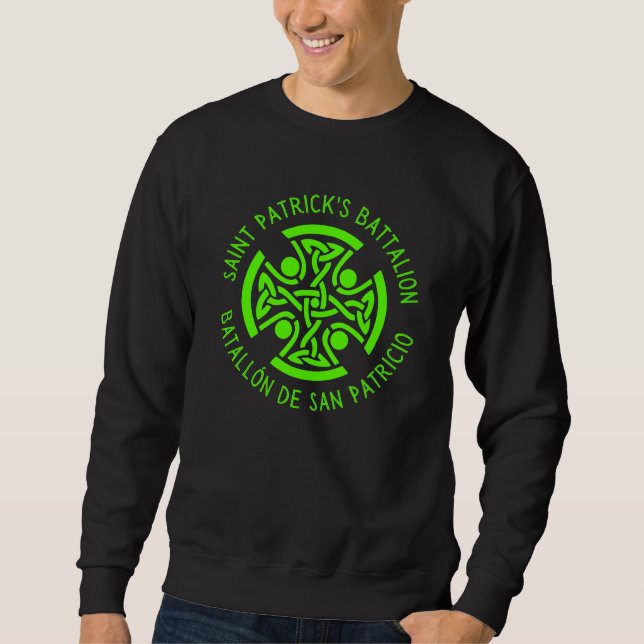 Saint patrick Battalion San Patricios katolik Lång Ärmad Tröja (Framsida)