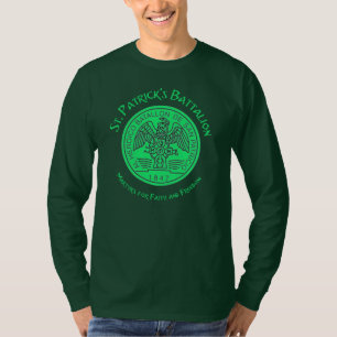 Saint patrick Battalion San Patricios katolik T Shirt