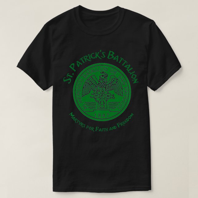Saint patrick Battalion San Patricios T Shirt (Design framsida)