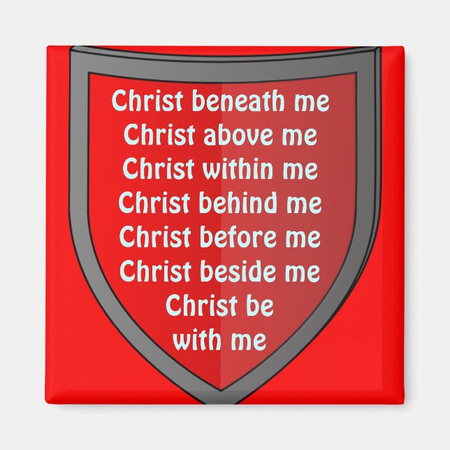 Saint patrick breastplate prayer magnet (Framsidan)