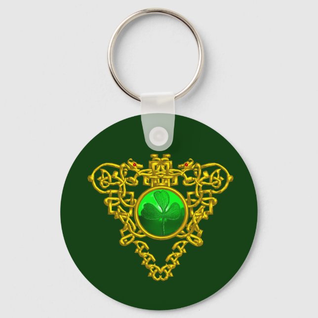 SAINT PATRICK CELTIC HEART NYCKELRING (Framsida)