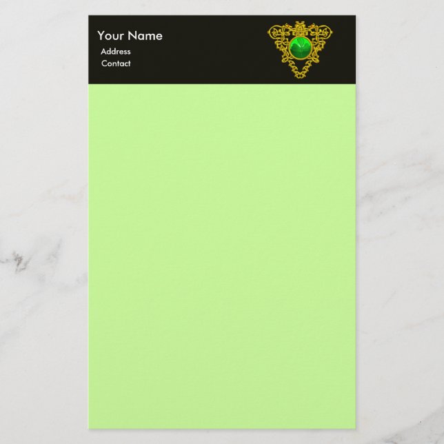 SAINT PATRICK CELTIC HEART,SHAMROCK BREVPAPPER (Framsida)