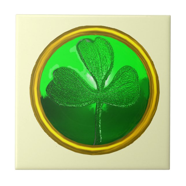 SAINT PATRICK CELTIC HEART,SHAMROCK KAKELPLATTA (Framsidan)