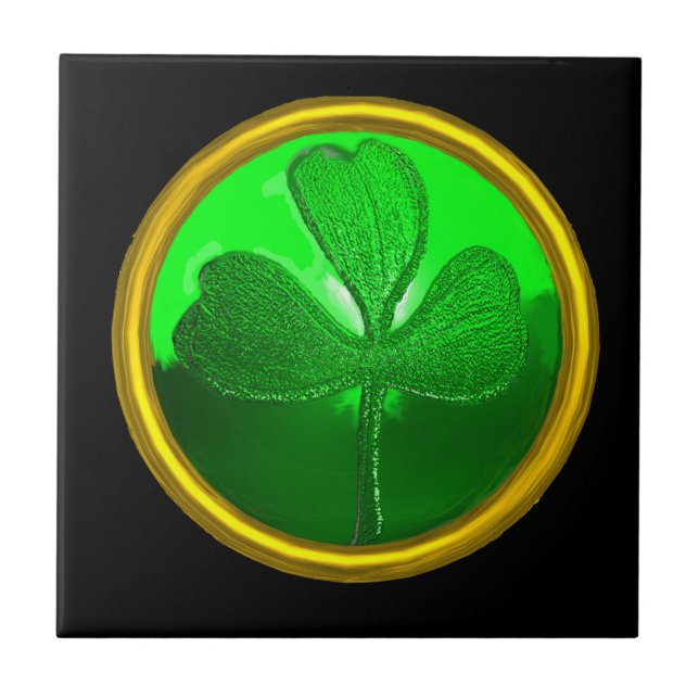 SAINT PATRICK CELTIC HEART,SHAMROCK KAKELPLATTA (Framsidan)
