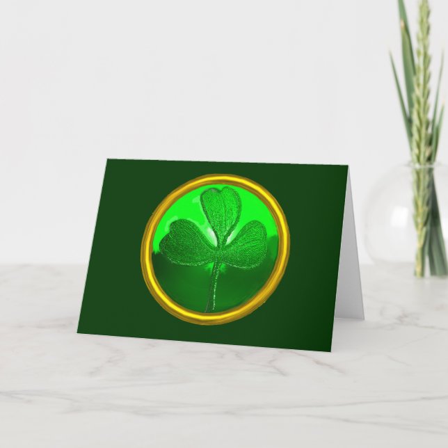 SAINT PATRICK CELTIC HEART,SHAMROCK KORT (Framsida)