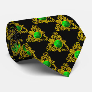 SAINT PATRICK CELTIC HEART WITH GRÖNT SHAMROCK SLIPS