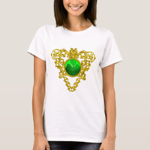 SAINT PATRICK CELTIC HEART WITH GRÖNT SHAMROCK T-SHIRT