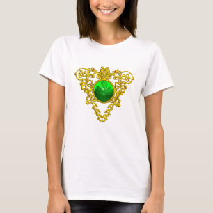 SAINT PATRICK CELTIC HEART WITH GRÖNT SHAMROCK T SHIRT