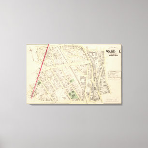 Saint patrick Church and State St School Atlas Canvastryck