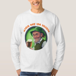 Saint patrick Dag Gift Shirt | Kyss mig im irish T Shirt