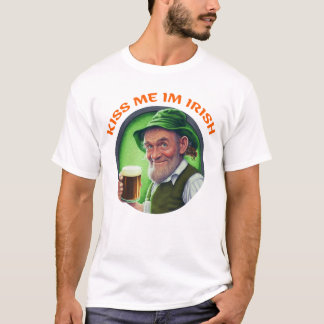 Saint patrick Dag Gift Shirt | Kyss mig im irish T Shirt