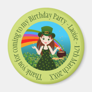 Saint patrick Flicka Tack Magnet