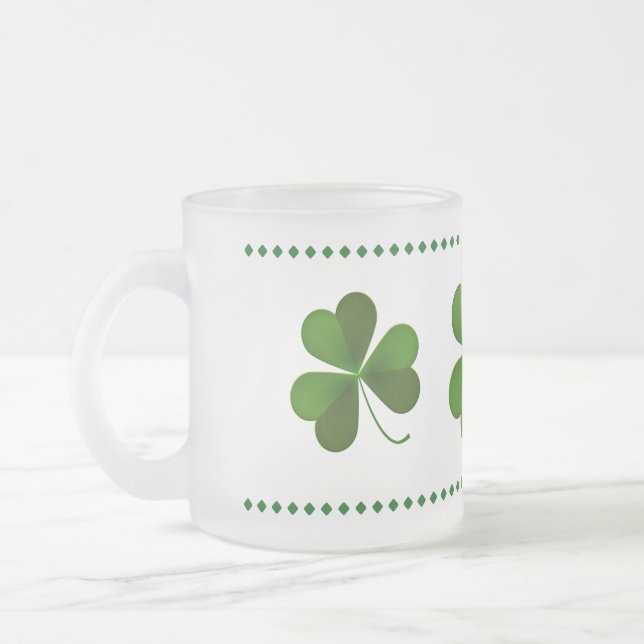 Saint patrick Frosted Coffee Mugg (Vänster)