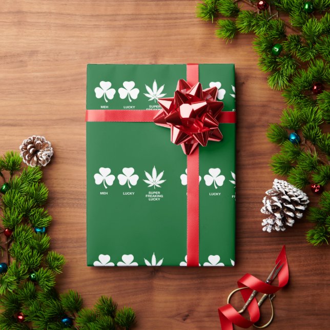 Saint patrick Funny Party för killar Presentpapper (Julgåva)