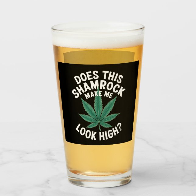 Saint patrick Funny Party för Underbara Parad Glaskopp (Framsida fylld)