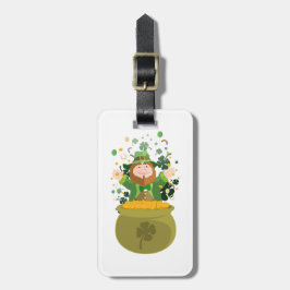 Saint patrick Leprechaun Bagagebricka