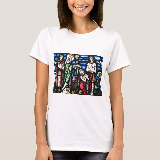 Saint patrick och hans följeslagare t-shirt (Framsida)