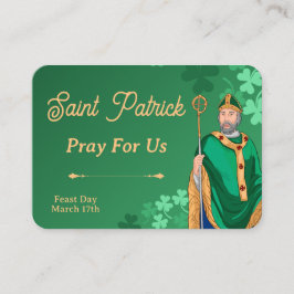 Saint Patrick Prayer Card – Breastplate Prayer Placeringskort