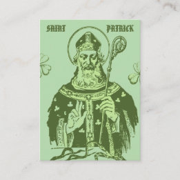 Saint Patrick Prayer Card – Catholic Devotional Placeringskort