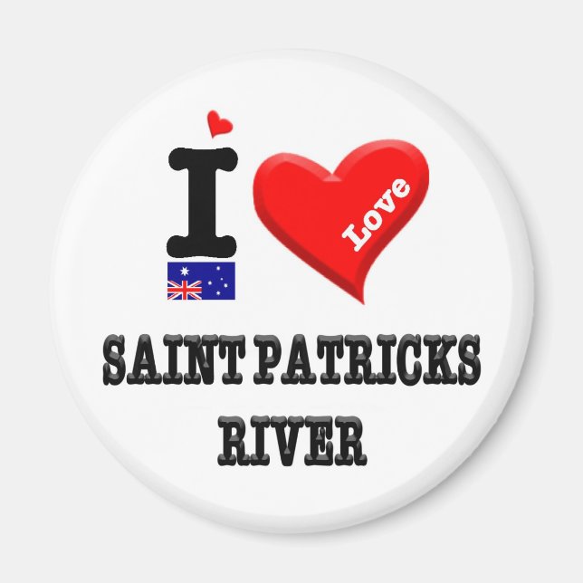 SAINT PATRICK RIVER - I KÄRLEK MAGNET (Framsidan)