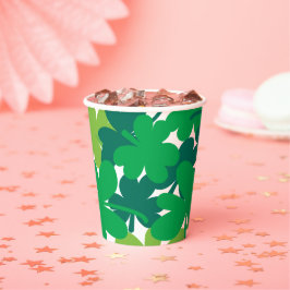 Saint Patrick’s Day Green Shamrock Paper Cups