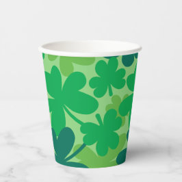 Saint Patrick’s Day Shamrock Green Paper cups