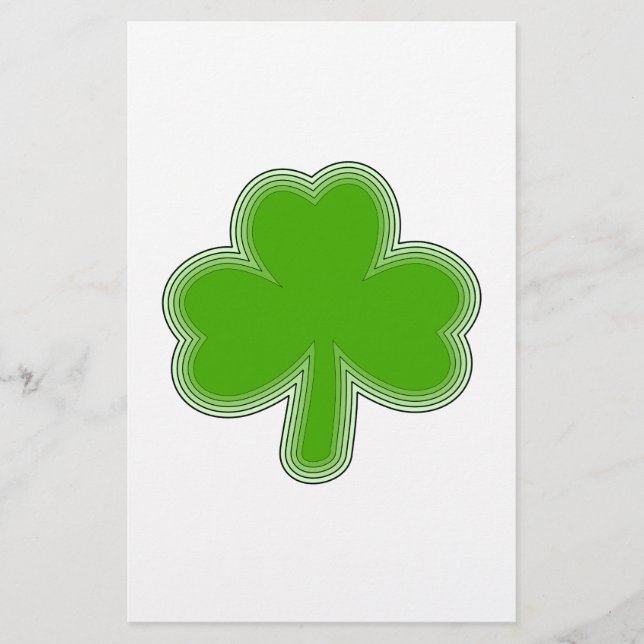 Saint patrick Shamrock Teckning (Framsida)