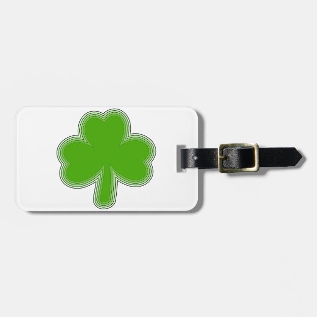Saint patrick Shamrock Teckning Bagagebricka (Horisontell Framsida)